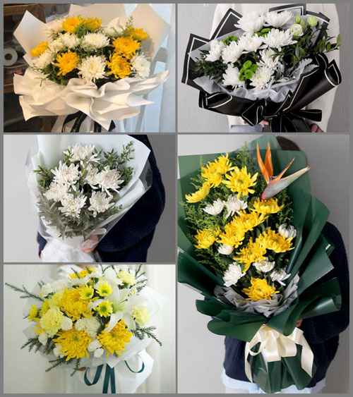 福建莆田仙游县游洋镇龙山村白事花束代送